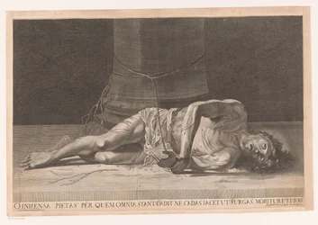 Christ After the Scourging (title on object: O Immense Piety Through Whom All Things Stand, Lest You Fall, He Lies Down So You May Rise, He Dies So You May Live)