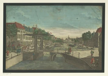 View of the Bierkade in The Hague