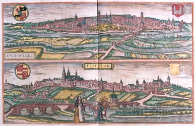 Eschwege and Fritzlar, Germany - in 