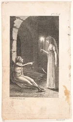 Illustration with Prison Scene