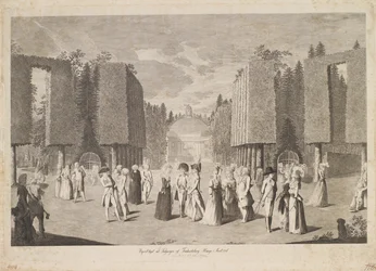 View Taken at the Entrance of Frederiksberg Garden in the Year 1786