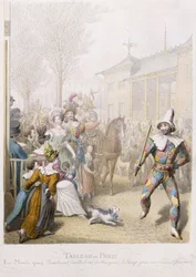 Mardi-Gras, Boulevard des Italiens