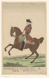 Equestrian Portrait of Frederick William II, King of Prussia