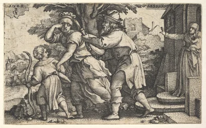 Abraham sending away Hagar and Ishmael