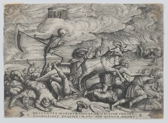 The Triumph of Death on Time, from The Triumph of Petrarch