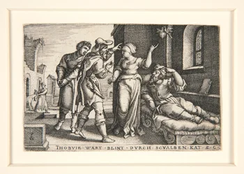 Tobit Blinded, Plate 3 from the Series The Story of Tobit