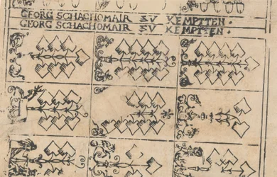 Sheet of Playing Cards