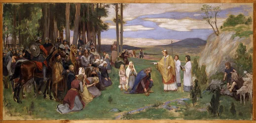 Ansgar Preaching Christianity