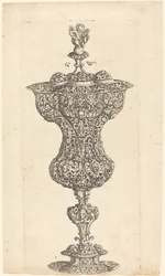 Goblet with Putto on Lid