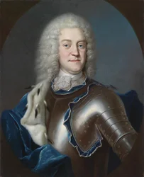 Portrait of Christian Ludwig II, Duke of Mecklenburg, 1731-1732