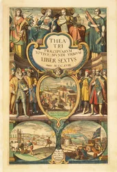 Frontispiece of Volume VI from Civitates Orbis Terrarum