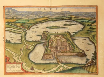 Tata, Dotis from Civitates Orbis Terrarum by Georg Braun