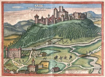 Zaros, on Mount Ida, Crete (engraving)