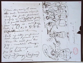 Letter from George Sand to Francois Buloz, Editor of the 