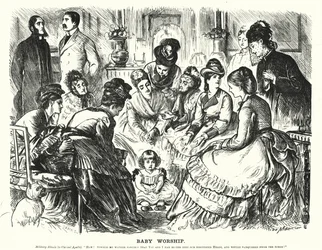 Punch cartoon: Baby Worship