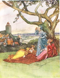 Les Trois Princesses, Illustration from 