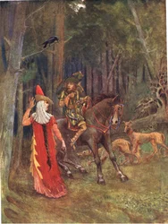 Waldesgesprach, illustration from 