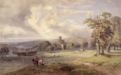 View of Kirkstall Abbey, Leeds