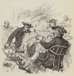 Reading the Papers, Rocking Chairs