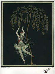 Tamara Karsavina in the Ballet The Firebird by I. Stravinsky