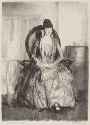 Lady with a Fan