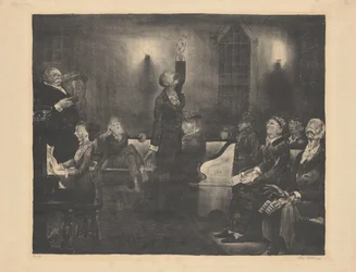 Prayer Meeting, second stone