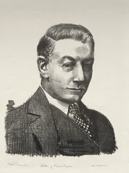Sketch of Frank Byrne