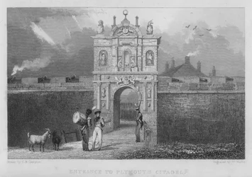 Entrance to Plymouth Citadel