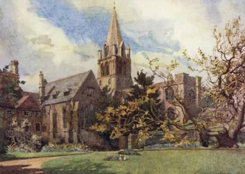Oxford: Christ Church from One of the Canon