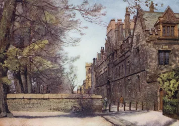 Oxford: The Front of St John