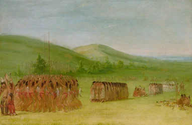Ball-play Dance, Choctaw, 1834-1835