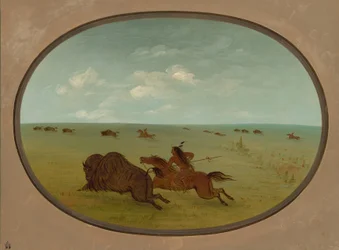 Buffalo Chase, Sioux Indians, Upper Missouri