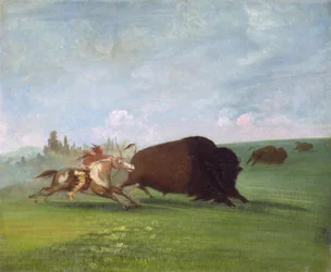 Buffalo Chase, a Single Death, 1832-1833