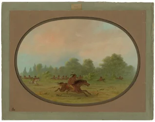 Defile of a Comanche War Party