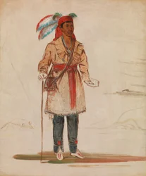 Ee-tów-o-kaum, Both Sides of the River, Chief of the Tribe