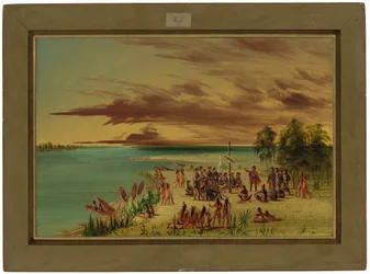 La Salle Claiming Louisiana for France. April 9