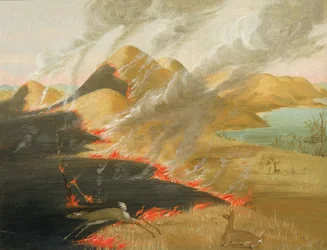 Prairie Bluffs Burning