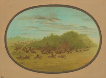 Sham Fight of the Camanchees