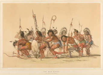 The War Dance, from the portfolio “The North American Indian”