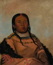 Wi-lóoh-tah-eeh-tcháh-ta-máh-nee, Red Thing That Touches in Marching, Daughter of Black Rock