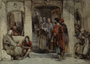 A Scene of Monastic Life
