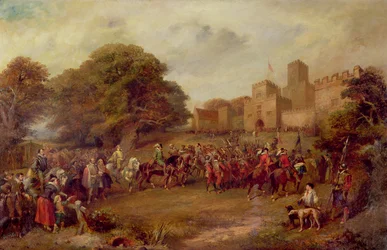 Visit of King James I to Hoghton Tower in 1617