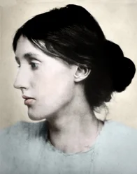 Portrait of the English writer Virginia Woolf
