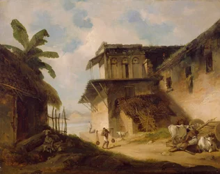 Bengal Village Scene