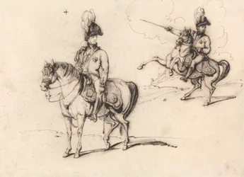 Equestrian Studies of an English Officer