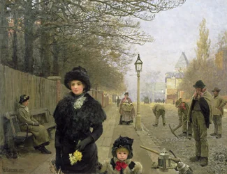 A Spring Morning, Haverstock Hill