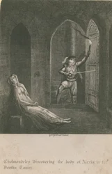 Cholmondeley discovering the body of Alexia