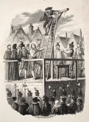 Execution of Guy Fawkes, published 1841