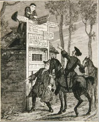 Jack escapes from the cage at Willesden, illustration from 