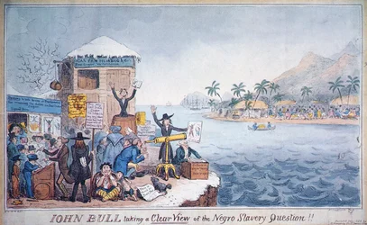 John Bull Taking a Clear View of the Negro Slavery Question, Published by G. Humphrey